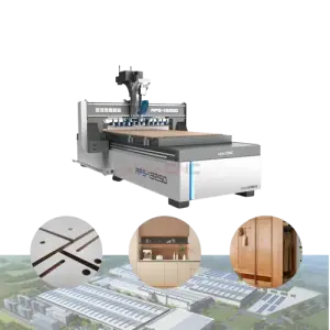 ATC Automatic Tool Change Machining Center Cnc Router 3 Axis Wood Router Machine