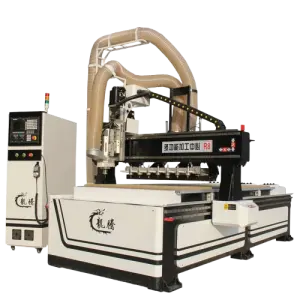 Automatic Tool Change CNC Router Machine 1325 8pcs Linear Tool Magazine 2D 3D CNC Milling Machine ATC Wood Router