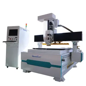 Linear ATC Automatic Tool Change Spindle CNC Wood Slab Cutting Machine