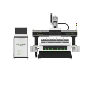 4x8ft 1325 3 Axis Linear Atc Cnc Router 1530 Wood Engraver Woodworking Furniture Making Machine with Automatic Tool Change