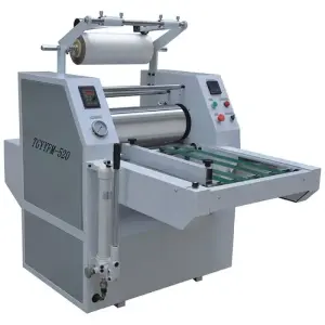 Thermal Film Laminating Machine PLC Window Water Based Film Laminating Machine Hydraulic Semi Automatic