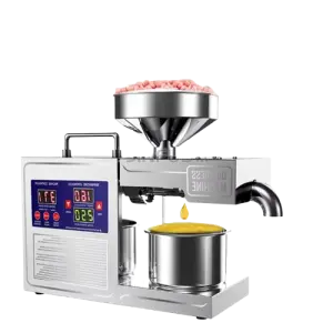 Electric Home Oil Press Product Coconut Oil Making Machine Olive Provide 220v/110v Automatic 2~9kg/hour