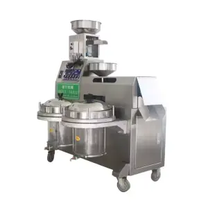 Stainless Steel Automatic Oil Press Extractor Machine for Nuts Seeds and Beans Machine Oil Presser 20-30kg/H