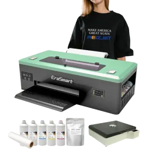 EraSmart Digital 33cm A3 DTF Machine Printer 1390 Pet Film 13Inch Impresora DTF Printer With Oven Drying for Any Textile T-Shirt