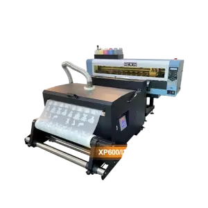 60cm 2 Eps I3200 DTF Printer 60 cm A3 PET Film Printer T-shirt DTF Printing Machine with Shaking Powder Machine