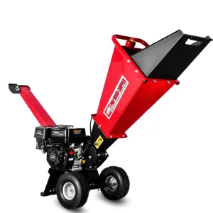 7hp Petrol Powered Small Tree Branch Wood Crusher Mini Wood Chipper Shredder Machine