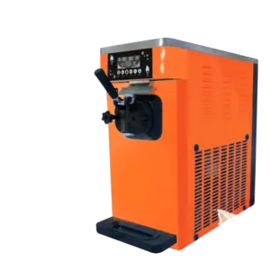Colorful Commercial Desktop Ice Cream Machine Cone Fully Automatic Single Head Soft Ice Cream Machine