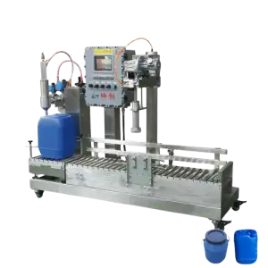 GSS Smart 30L Semi Automatic Acetone Sulfuric Hydrochloric Nitric Acid Ester Explosive solvents Liquid Filling Machine