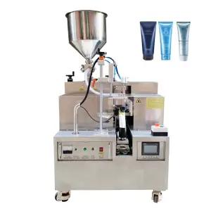 Semi Auto Plastic Tube Filler and Sealer for Liquid and Cream Aluminum Plastic Tube Filling Machine