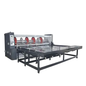 Corrugated Cardboard Rotary Slotter Machine Rs4 / Corrugated Box Slotting Die Cutting Machine