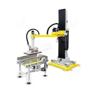 Automatic Portable Collaborative Cobot System Single Column Case Bottle Small Food Rice Flour Bag Palletizing Robot Palletizer