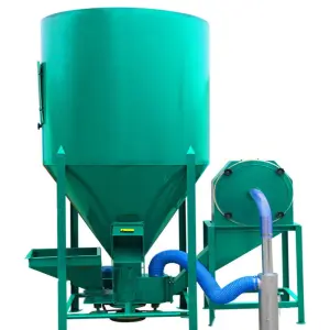 Vertical Cow Chicken Horse Cattle Feed Mill Equipment