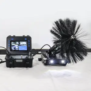 Air Duct Cleaning Machine with 3 Lights and 3 Cameras Different Brushes PCS-350III