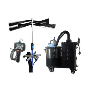 RJ-BOT Q30 Brush air Conditioning Duct Pipe Cleaning Machine with Brushing & Vacuum & Camera Equipment