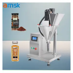 Semi-Auto High Precision 0.1-100g Auger Coffee Powder Filling Machines Packing Quantitative Powder Filling Machines
