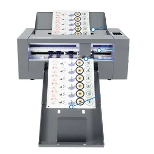 High Speed SF-350 A3+ Automatic Sheet Label Cutter/Auto Feeding Digital Cutting Machine/Sticker Cutter Plotter