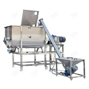 100-1000 kg Industrial Mixer Machine Double Ribbon Powder Mixer with Cooler Heater