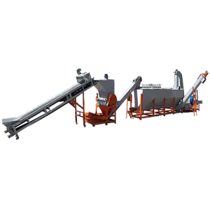 PET Flakes Bottle Washing Recycling Line Plastic Crusher Recycle Machine