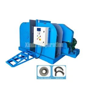 Dual Motor Double Hook Waste Tire Bead Wire Debeader Debeading Machine for Radial Passenger Tire
