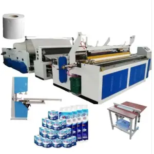 Toilet Paper Jumbo Roll Rewinding Machine