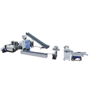 HT-90/80 Double Stage Water Cooling Automatic Self Cleaning Screen Changer Plastic Recycling Machine