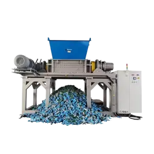 Home Appliance Plastic Casing Rubber Head Materials Tires Shredding Recycling Shredder Machine