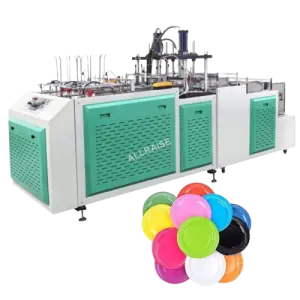Fully Automatic Hydraulic Paper Tray Dish Plate Production Forming Machine Small Paper Disposable Plates Making Machine