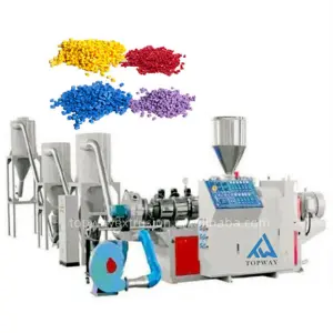 Plastic Recycle Material Pelletizing Machine Plastic PVC Pelletizer Granulator Production Line