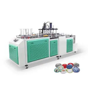 MSL600Y Disposable Multi-colored Circle Paper Plates Making Machine Fully Automatic