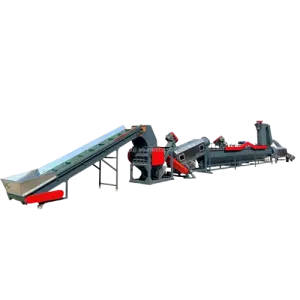 Automatic PE PP HDPE LDPE Film Bag PET Plastic Crush Washing Line Recycling Machine for Waste Plastic and Nylon Recycling Plant