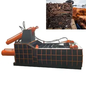 Waste Metal Compactor Plastic Iron Car Machine Manual Scrap Cardboard Tyre Press Hydraulic Metal Baler Machine