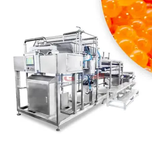Automatic Popping Boba Production Line - High-Efficiency Equipment for Fruit Juice Burst Pearls. Popping Boba Production Line.