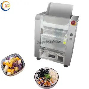 Automatic Commercial Boba Pearl Powder Machine Round Taro Balls Tapioca Pearl Making Machine