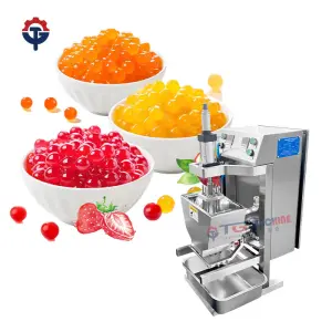 Full Automatic Small Juice Popping Boba Making Machine Round Popping Boba Bubble Tea Juice Ball Machine for Boba Machine