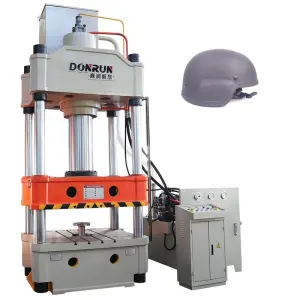 Ballistic Helmet Mould Forming Hydraulic Press Machine 315 Ton Servo Control Four-Column Structure