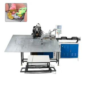 2-6mm CNC Clothes Hanger Making Machine 2D Wire Forming and Welding Machine for Clothes Drying Racks