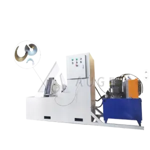 Screw Conveyor Helical Blade Making Machine Single Spiral Auger Blade Screw Flight Cold Rolling Machine