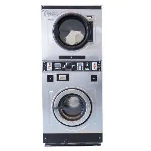 Commercial Stack Laundry Washer and Dryer Machine Laundry Equipment