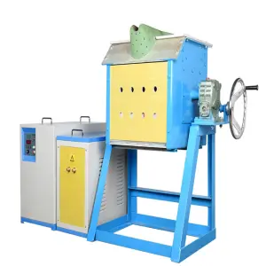 10/20/50/100/150kg Silver Zinc Copper Brass Aluminum Iron Steel gold smelting machine