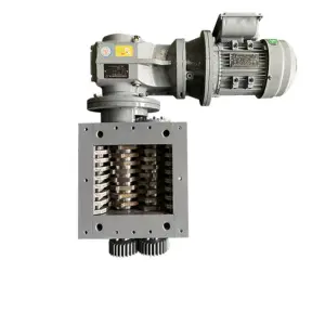 Double Shaft Shredder Blades Industrial Waste Rubber Plastic Shredder Mini Shredder Box