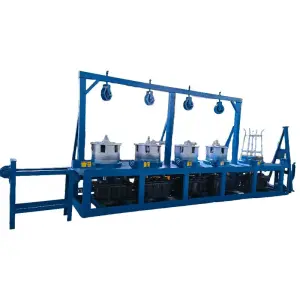 High Performance Stainless Steel Multi-Head Drum Pulley Type Nail Wire Drawing Machine for Steel Wire