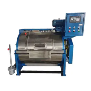 Semi-auto 50kg 100kg 150kg 200kg Heavy Duty Sheep Wool Jeans Denim Industrial Washing Machine