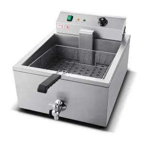 Commercial Single Tank Stainless Steel Electric Churro Fryer Deep Fryer Machinery Equipment