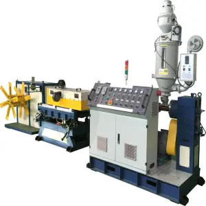 PE PP PVC Electric Wire Thread Pipe Single Wall Corrugated Hose Pipe Making Machine