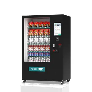 Fast Food Vending Machines Large Vending Machine Intelligent Combo Vending Machine for Foods Snacks and Drinks Outdoor