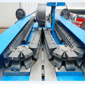 Flexible PVC Corrugated Drainage Pipe Hose Making Machine for PE HDPE ABS LDPE PS Featuring Motor Bearing for Profile Wire