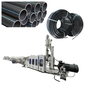 High-Speed Customized 20-110mm PPR HDPE Sewer Water Supply Pipe Extruder Flexible Single Screw Irrigation Hose Making Machine