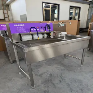 Commercial Stainless Steel Steam Cleaning Shoe Washer with 32 pair flat type shoe dryer