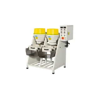 18L Double Barrel Gold and Silver Jewelry Centrifugal Grinding Machine for Jewellery Polishing