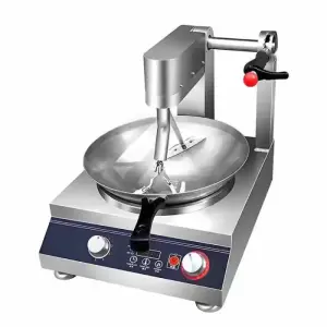 Commercial Kitchen Equipment Induction Mixer Stir Fry Machine Sauce Mixing and Heating Pot Wok with AI Robot Cooker